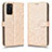 Leather Case Stands Flip Cover Holder C01X for Oppo A55S 5G