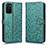 Leather Case Stands Flip Cover Holder C01X for Oppo A55S 5G Green