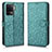 Leather Case Stands Flip Cover Holder C01X for Oppo A94 5G Green