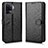 Leather Case Stands Flip Cover Holder C01X for Oppo F19 Pro+ Plus 5G Black