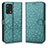 Leather Case Stands Flip Cover Holder C01X for Oppo F19s Green