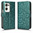 Leather Case Stands Flip Cover Holder C01X for Oppo Find N2 5G Green