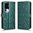 Leather Case Stands Flip Cover Holder C01X for Oppo Reno10 Pro+ Plus 5G Green