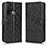 Leather Case Stands Flip Cover Holder C01X for Oppo Reno5 A Black