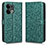 Leather Case Stands Flip Cover Holder C01X for Oppo Reno9 Pro+ Plus 5G Green