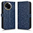 Leather Case Stands Flip Cover Holder C01X for Realme 11 5G Blue