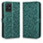 Leather Case Stands Flip Cover Holder C01X for Realme 8i Green