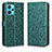 Leather Case Stands Flip Cover Holder C01X for Realme 9 4G Green