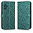 Leather Case Stands Flip Cover Holder C01X for Realme 9 5G Green