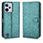 Leather Case Stands Flip Cover Holder C01X for Realme C31 Green