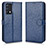 Leather Case Stands Flip Cover Holder C01X for Realme GT Master 5G Blue