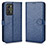 Leather Case Stands Flip Cover Holder C01X for Realme GT Neo 3T 5G Blue