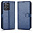 Leather Case Stands Flip Cover Holder C01X for Realme GT2 Pro 5G Blue