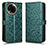Leather Case Stands Flip Cover Holder C01X for Realme V50 5G Green