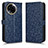 Leather Case Stands Flip Cover Holder C01X for Realme V50s 5G Blue