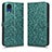 Leather Case Stands Flip Cover Holder C01X for Samsung Galaxy A03 Core Green