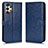 Leather Case Stands Flip Cover Holder C01X for Samsung Galaxy A13 4G Blue