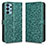 Leather Case Stands Flip Cover Holder C01X for Samsung Galaxy M32 5G Green