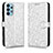 Leather Case Stands Flip Cover Holder C01X for Samsung Galaxy M32 5G Silver