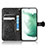 Leather Case Stands Flip Cover Holder C01X for Samsung Galaxy S22 Plus 5G