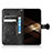 Leather Case Stands Flip Cover Holder C01X for Samsung Galaxy S24 Plus 5G