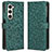 Leather Case Stands Flip Cover Holder C01X for Samsung Galaxy Z Fold5 5G Green