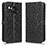 Leather Case Stands Flip Cover Holder C01X for Sharp Aquos R8 Black