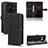 Leather Case Stands Flip Cover Holder C01X for Sharp Aquos R8 Pro