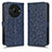 Leather Case Stands Flip Cover Holder C01X for Sharp Aquos R8 Pro Blue