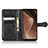 Leather Case Stands Flip Cover Holder C01X for Sharp Aquos Sense7