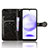 Leather Case Stands Flip Cover Holder C01X for Sharp Aquos Sense8