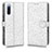 Leather Case Stands Flip Cover Holder C01X for Sony Xperia 10 III Lite Silver