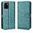 Leather Case Stands Flip Cover Holder C01X for Vivo Y32t Green