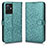Leather Case Stands Flip Cover Holder C01X for Vivo Y75 5G Green