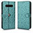 Leather Case Stands Flip Cover Holder C01X for Xiaomi Black Shark 4 5G Green