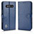 Leather Case Stands Flip Cover Holder C01X for Xiaomi Black Shark 4S Pro 5G Blue