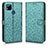 Leather Case Stands Flip Cover Holder C01X for Xiaomi POCO C3 Green