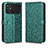 Leather Case Stands Flip Cover Holder C01X for Xiaomi Poco C40 Green