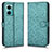 Leather Case Stands Flip Cover Holder C01X for Xiaomi Redmi 10 5G Green