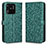 Leather Case Stands Flip Cover Holder C01X for Xiaomi Redmi 10C 4G Green