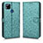 Leather Case Stands Flip Cover Holder C01X for Xiaomi Redmi 9 Activ Green