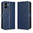 Leather Case Stands Flip Cover Holder C01X for Xiaomi Redmi A1 Plus Blue