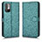 Leather Case Stands Flip Cover Holder C01X for Xiaomi Redmi Note 10 5G Green
