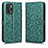 Leather Case Stands Flip Cover Holder C01X for Xiaomi Redmi Note 10 Pro 5G Green