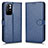 Leather Case Stands Flip Cover Holder C01X for Xiaomi Redmi Note 11 5G Blue