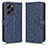 Leather Case Stands Flip Cover Holder C01X for Xiaomi Redmi Note 12 Pro Speed 5G Blue