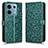 Leather Case Stands Flip Cover Holder C01X for Xiaomi Redmi Note 13 Pro 5G Green