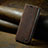 Leather Case Stands Flip Cover Holder C02S for Oppo Find X6 5G Brown