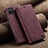 Leather Case Stands Flip Cover Holder C02S for Samsung Galaxy A12 Nacho