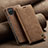 Leather Case Stands Flip Cover Holder C02S for Samsung Galaxy A12 Nacho